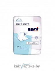 Seni Soft Пеленки гигиенические 60*60 см (впитывающие), 5 шт