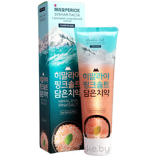 PERIOE Зубная паста с розовой гималайской солью Himalaya Pink Salt Ice Calming Mint 100 г.