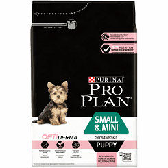 Pro Plan Small&Mini Puppy Корм для щенков мелких и карлик. пород (Лосось), 3кг