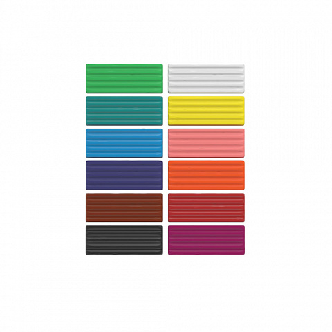 ErichKrause Пластилин классический  12цв/216г, со стеком