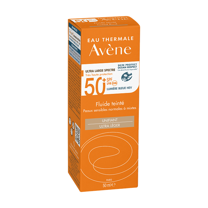 EAU THERMALE AVENE Cолнцезащитный флюид с оттенком SPF 50+ 50 мл