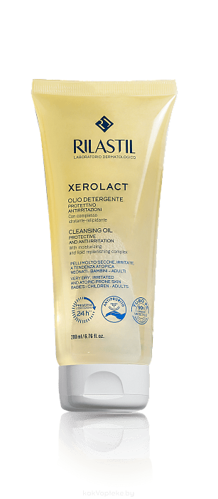 Rilastil XEROLACT Защитное и "успокаивающее" масло для очищения, 200 мл