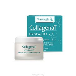 Pharmalife Research CollagenaT Hydra-Lift Day&Night Face Cream Крем увлажняющий день/ночь с морским коллагеном, гиалуроновой кислотой и церамидами 50 мл
