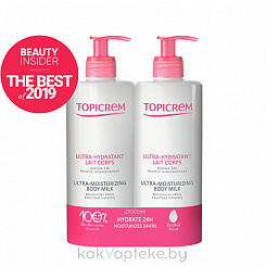 Набор TOPICREM Ультра-увлажняющее молочко для тела 2 шт. х 500 мл