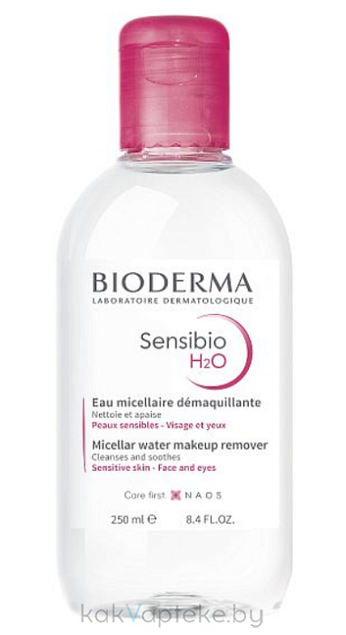 Bioderma Вода мицеллярная Sensibio H2O, 250 мл