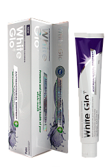 White Glo зубная паста отбеливающая Antibacterial protect with mouthwash с антибактериальным эффектом и ополаскивателем 100 г
