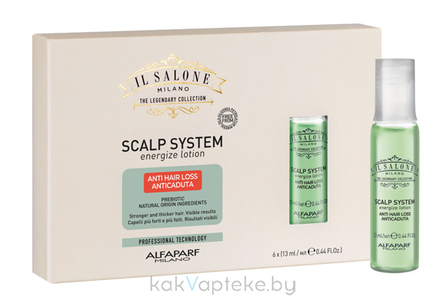 IL SALONE MILANO Scalp System Лосьон против выпадения волос, 6x13 мл