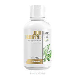 MAXLER БАД «Жидкий Хлорофилл» вкус: мята, жидкость 450 мл