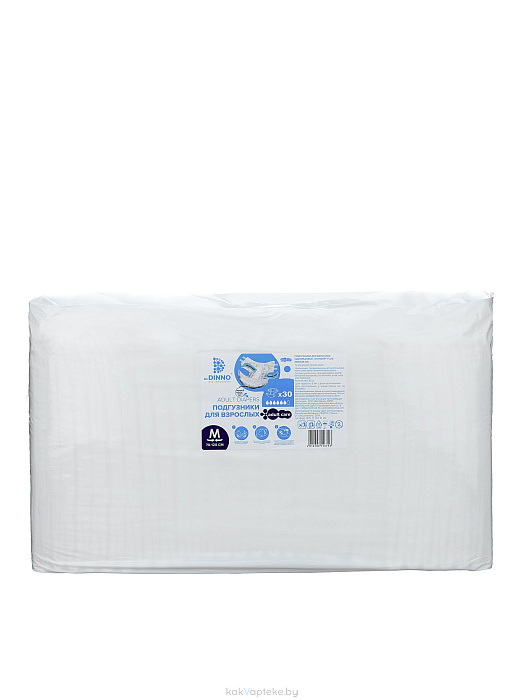 Dr.Dinno Standart Plus Подгузники для взрослых одноразовые  M 30 шт