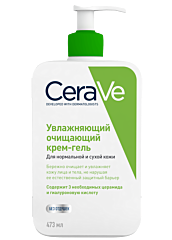 CeraVe Крем-гель увлажняющий очищающий д/норм. и сух. кожи лица и тела 473 мл