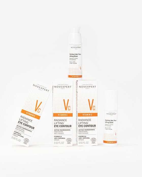 Novexpert Vitamin C Крем-лифтинг для кожи вокруг глаз с эффектом сияния, 15 мл