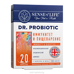 «Sense of Life Dr. Probiotic Иммунитет и пищеварение», БАД капсулы №30