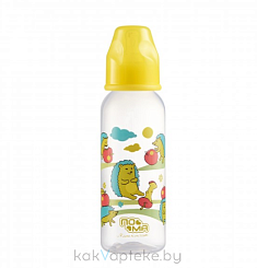 ПОМА Бутылочка 240 мл (ПП, силикон, быстрый поток) 6+ 3810ДМжел, 1 шт
