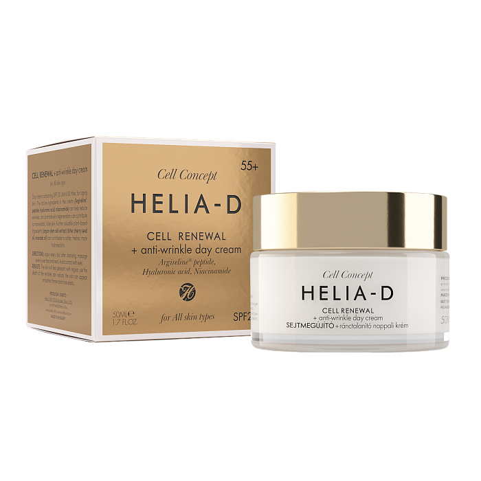 Helia-D Cell Concept «Обновление клеток» Крем дневной против морщин 55+ SPF 20 50 мл