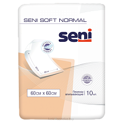Seni Soft Normal Пеленки гигиенические 60*60 см (впитывающие), 10 шт