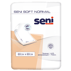 Seni Soft Normal Пеленки гигиенические 60*60 см (впитывающие), 10 шт