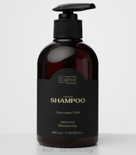 Tashe Professional Универсальный шампунь для волос с витаминами "Chocolate Chili", 300 мл