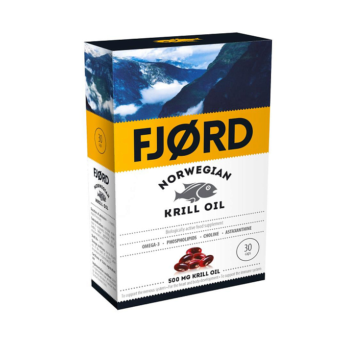 Фьорд Норвежский Крилевый жир капсулы №30