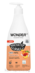 WONDER LAB Экогель для мытья посуды (сливочные фрукты) 0,55 л
