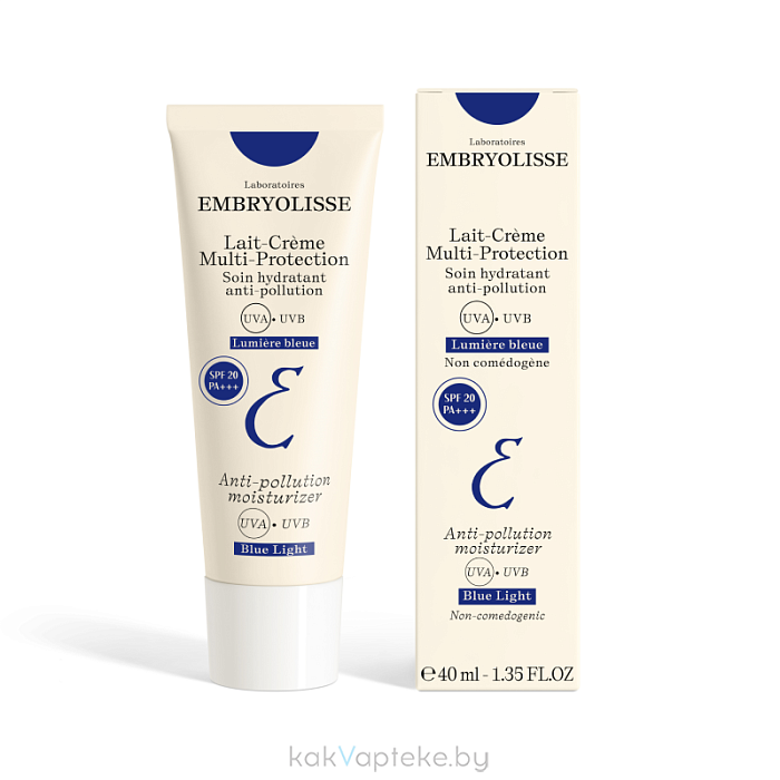 Laboratoires EMBRYOLISSE Мультизащитный увлажняющий крем-молочко для лица SPF 20, 40 мл
