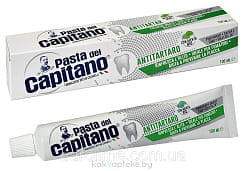 Pasta del Capitano Зубная паста с экстрактами тимьяна и шалфея для защиты от зубного камня ANTI-TARTAR PREVENTION TOOTHPASTE, 100 мл