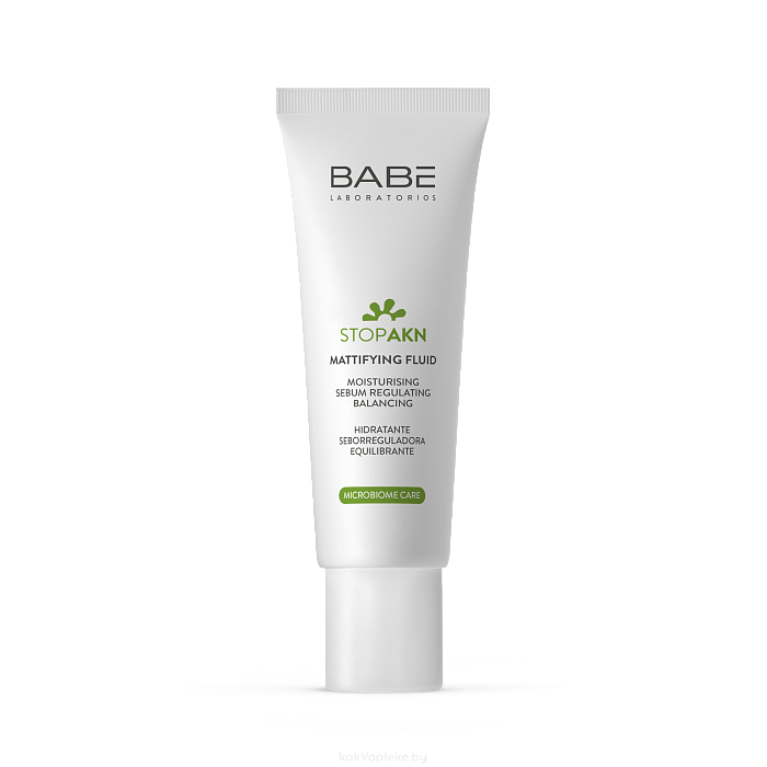 "LABORATORIOS BABE" STOP AKN Матирующий увлажняющий флюид для жирной и проблемной кожи лица / STOP AKN MATTIFYING FLUID 50 мл