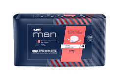 SENI MAN вкладыши специальные для мужчин EXTRA PLUS LEVEL 4 (экстра плюс уровень 4) 15 шт