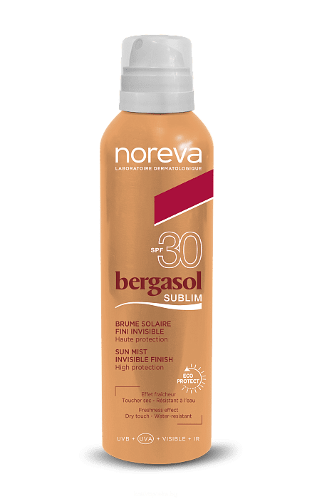 NOREVA БЕРГАСОЛ СУБЛИМ Солнцезащитный лосьон-мист SPF30, 150 мл