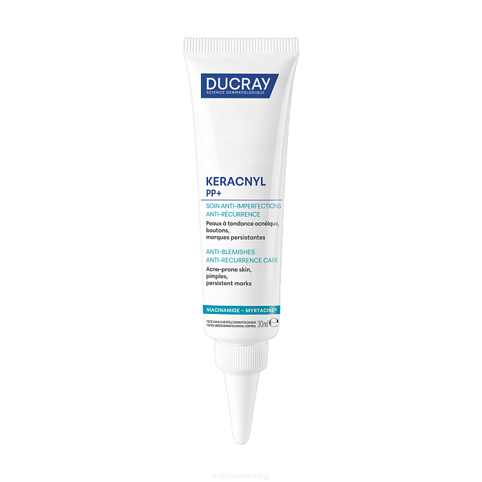 DUCRAY KERACNYL PP+ Крем против несовершенств кожи и предотвращения рецидивов для кожи, склонной к акне 30 мл