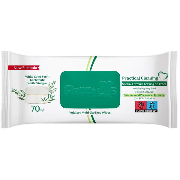 PADDLERS Влажные салфетки для уборки поверхностей Easy Clean, 70 шт