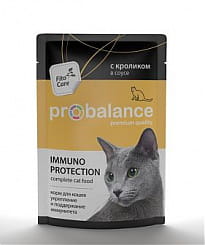 ProBalance  Immuno Protection корм для кошек c кроликом в соусе (пауч), 85г