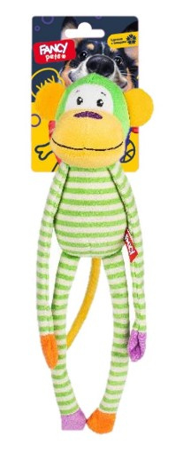 FANCY PETS Игрушка для собак "Обезьяна" с пищалкой, 40 см,арт.FPS23