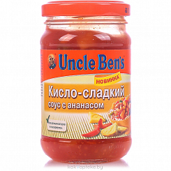 Овощной соус т/м Uncle Bens кисло-сладкий с ананасом, 210 г