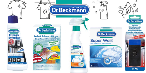 Dr. Beckmann — чистота и блеск вашего дома!