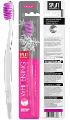 Инновационная зубная щетка SPLAT Professional WHITENING Medium/СПЛАТ Профешнл УАЙТНИНГ Средняя