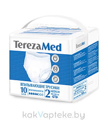 TerezaMed Подгузники-трусы для взрослых размер M, 10 шт