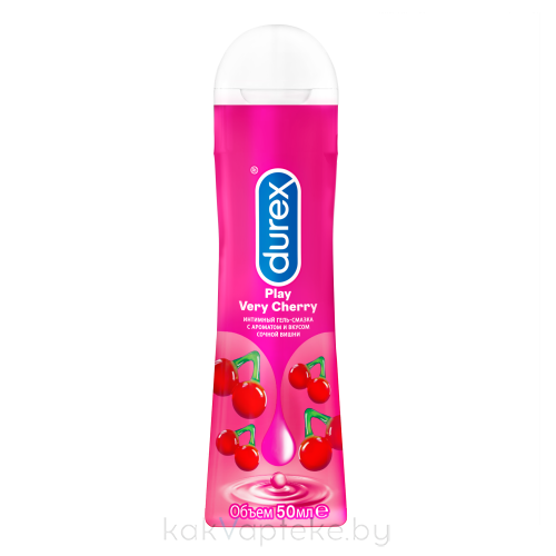 DUREX Play Very Cherry Интимный гель-смазка с ароматом и вкусом сладкой вишни 50 мл