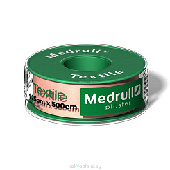 Пластырь рулонный телесного цвета на текстильной основе Medrull 