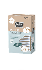 Bella cotton Ватные палочки на бумажной основе 300 шт