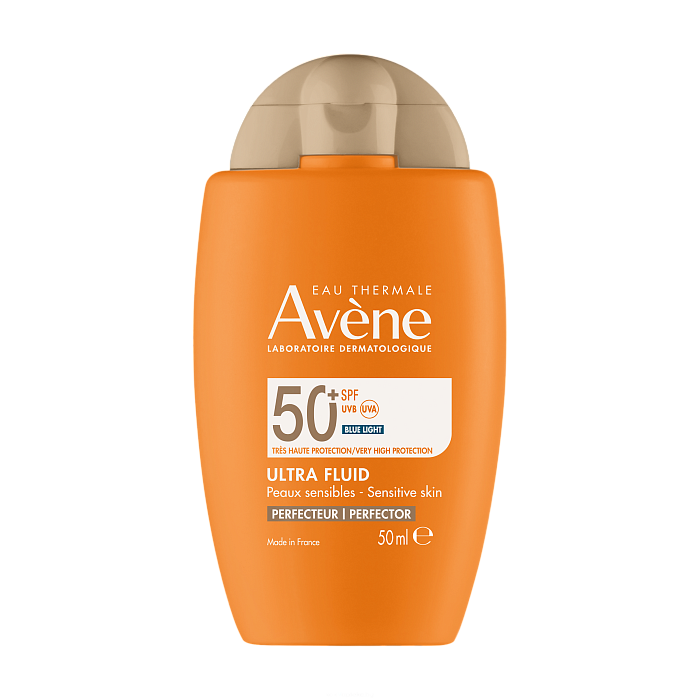 AVENE Ультралегкий солнцезащитный флюид-перфектор для лица SPF 50+ 50 мл