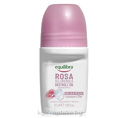 EQUILIBRA РОЗА Гиалуроновый роликовый дезодорант 50 мл
