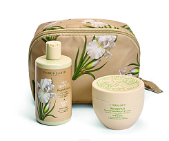 L'Erbolario Набор БЕЛЫЙ ИРИС:Крем для принятия ванны 300 мл+Парфюмированный крем для тела 300 мл