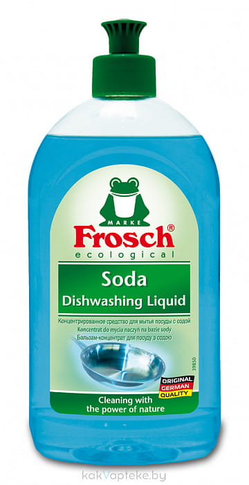 Frosch (Фрош) Концентрированное средство для мытья посуды с содой 500 мл