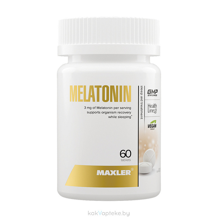 MAXLER БАД «Мелатонин» таблетки №60