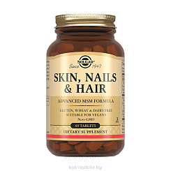 Solgar Кожа, ногти, волосы, БАД таблетки №60