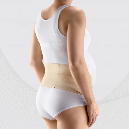 Изделия медицинские эластичные: устройства функциональные ортопедические специальные: бандаж дородовый ELAST 9806 Gerda  (Бежевый размер 2)