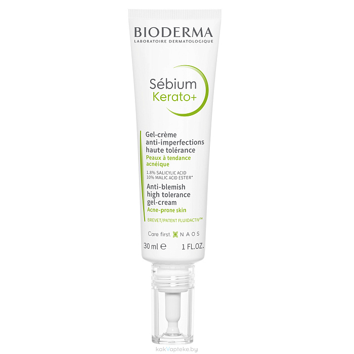 Bioderma SEBIUM KERATO+ / Sebium гель-крем Керато+, 30 мл