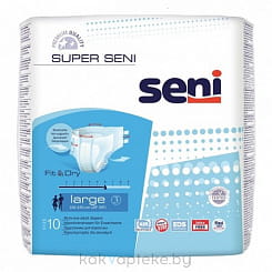Super Seni large Подгузники дышащие для взрослых 10 шт