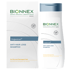 Bionnex Organica Шампунь против выпадения волос для сухих и поврежденных волос, 300мл