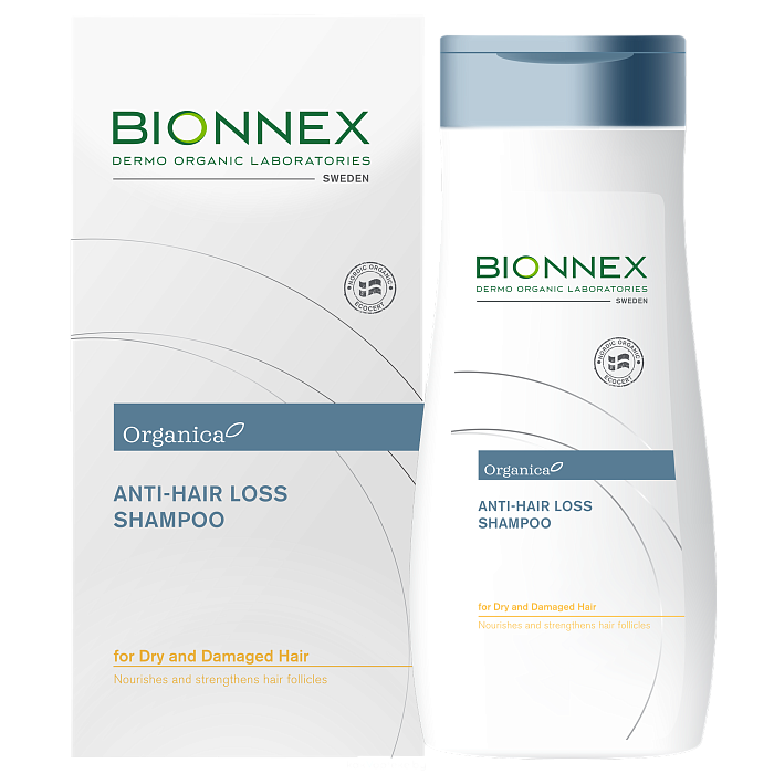Bionnex Organica Шампунь против выпадения волос для сухих и поврежденных волос, 300мл